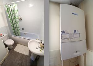 Bathroom and Boiler- click for photo gallery